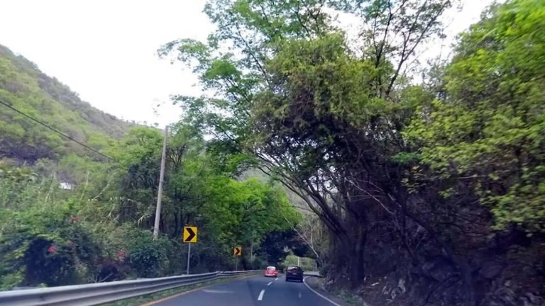 Tramo carretero del Cañon de Lobos